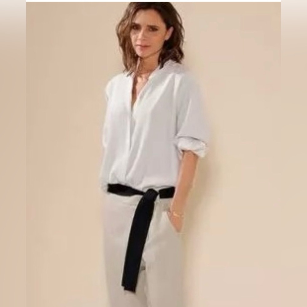Victoria Beckham linen pants